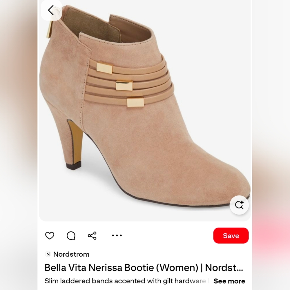 Bella~Vita Nerissa Short Ankle Booties - Picture 2 of 10